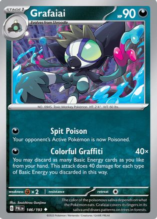 Grafaiai 146 SV02 Paldea Evolved - Uncommon