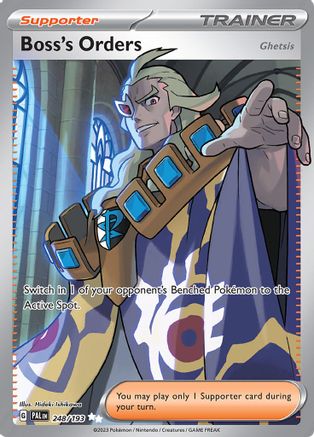 Boss's Orders 248/193 - Holofoil SV02 Paldea Evolved - Ultra Rare