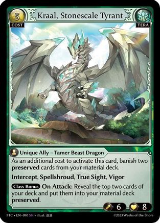 Kraal, Stonescale Tyrant (090) - Fractured Crown