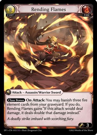 Rending Flames (013) - Supporter Pack 1 Foil