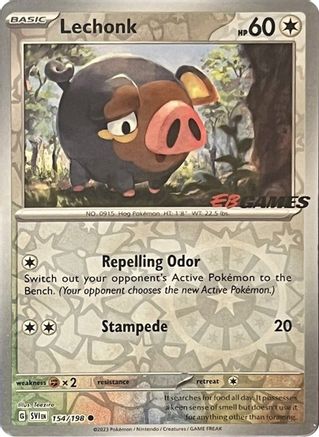Lechonk 154/198 - Reverse Holofoil Miscellaneous Cards & Products - Promo