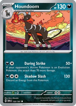 Houndoom 133 SV03 Obsidian Flames - Uncommon
