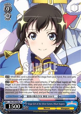 Stage Girl of the Silver Screen, Hikari Kagura (RSL/S98-E081 R) - Revue Starlight The Movie