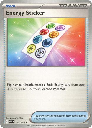 Energy Sticker 159 SV Scarlet & Violet 151 - Uncommon