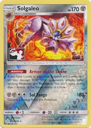 Solgaleo - Reverse Holofoil League & Championship Cards - Holo Rare