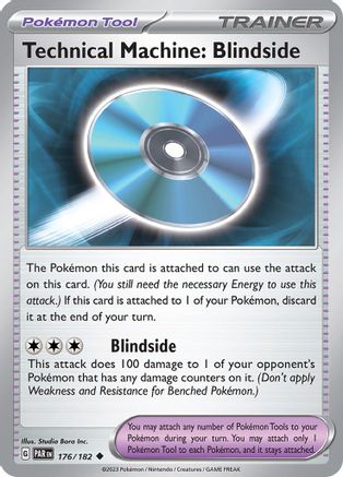 Technical Machine: Blindside 176 - Reverse Holofoil SV04 Paradox Rift - Uncommon