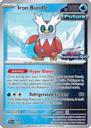 Iron Bundle 058 - Holofoil SV Scarlet & Violet Promo Cards - Promo
