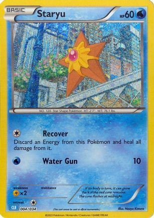 Staryu 004 - Holofoil Trading Card Game Classic - Classic Collection