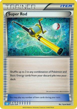 Super Rod (CLB) 028 - Holofoil Trading Card Game Classic - Classic Collection