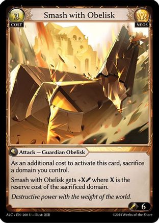 Smash with Obelisk (200) - Alchemical Revolution