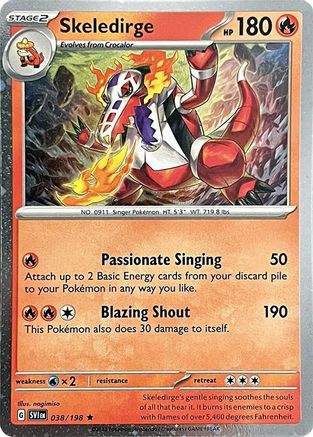 Skeledirge 038/198 - Holofoil Miscellaneous Cards & Products - Rare