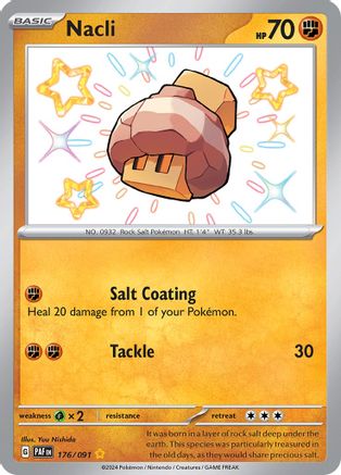 Nacli 176/091 - Holofoil SV Paldean Fates - Shiny Rare
