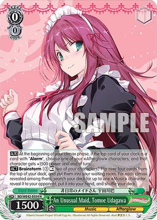 An Unusual Maid, Tomoe Udagawa (BD/WE42-E034 N) - BanG Dream! Girls Band Party! Countdown Collection Premium Booster
