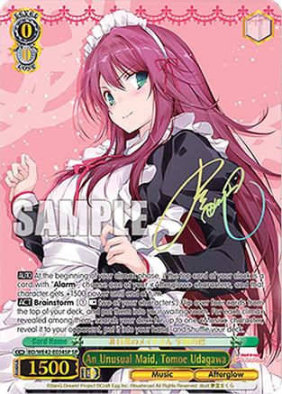 An Unusual Maid, Tomoe Udagawa (SP) (BD/WE42-E034SP SP) - BanG Dream! Girls Band Party! Countdown Collection Premium Booster