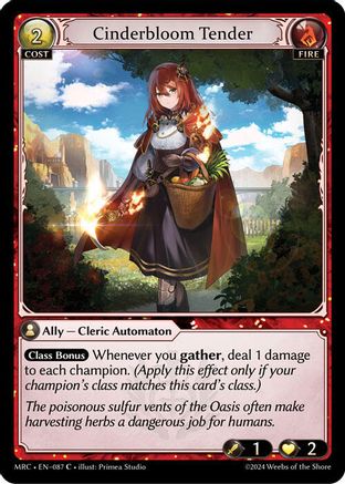 Cinderbloom Tender (087) - Mercurial Heart Foil