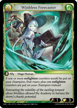 Winbless Forecaster (157) - Mercurial Heart