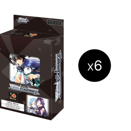 Dengeki Bunko Schwarz Side Trial Deck Display