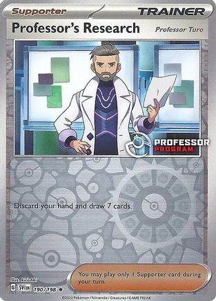 Professor's Research 190/198 - Reverse Holofoil Professor Program Promos - Promo