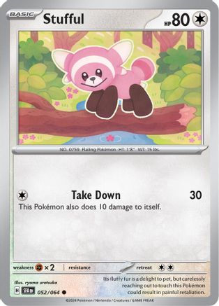 Stufful 052 - Reverse Holofoil SV Shrouded Fable - Common