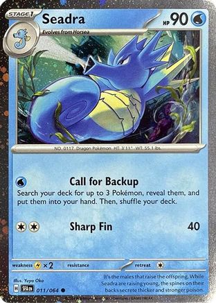 Seadra 011/064 - Holofoil Miscellaneous Cards & Products - Promo