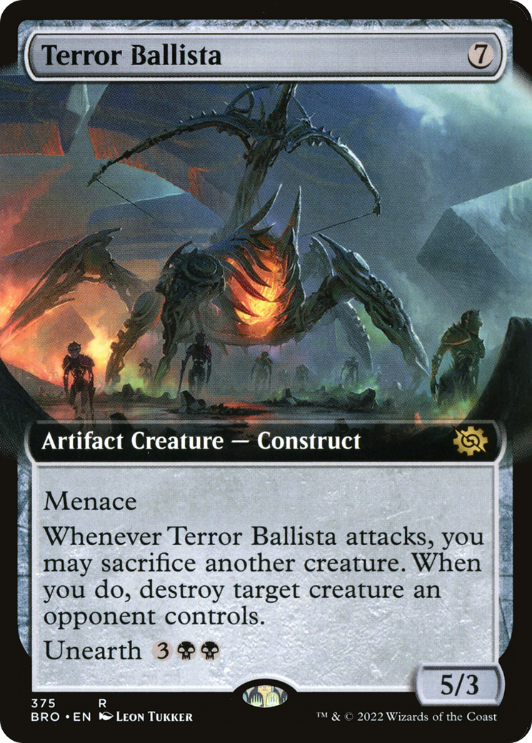 Terror Ballista (BRO-375) - The Brothers' War: (Extended Art) Foil
