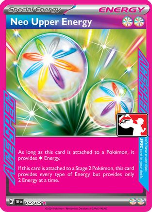 Neo Upper Energy/162 - Holofoil Prize Pack Series Cards - ACE SPEC Rare