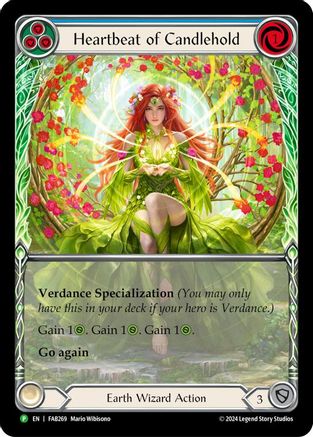 Heartbeat of Candlehold (Extended Art) - FAB269 (FAB269) - Flesh and Blood: Promo Cards Rainbow Foil