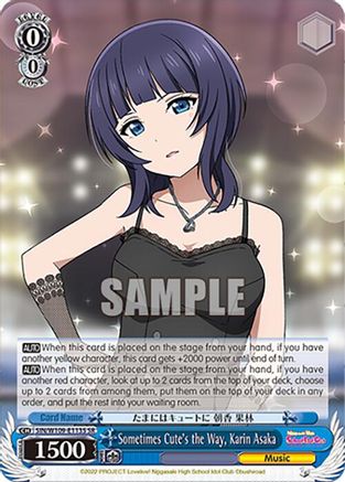 Sometimes Cute's the Way, Karin Asaka (SR) (SIN/W109-E113S SR) - Love Live! School idol festival 2 MIRACLE LIVE!
