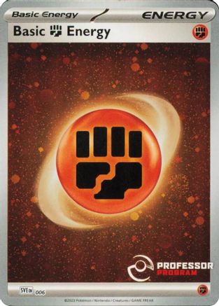 Fighting Energy (2023) 006 - Holofoil Professor Program Promos - Promo