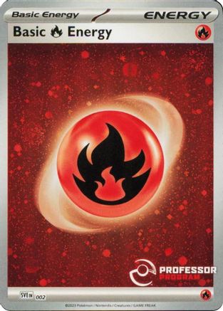 Fire Energy (2023) 002 - Holofoil Professor Program Promos - Promo