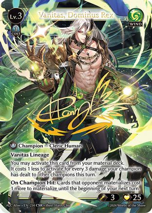 Vanitas, Dominus Rex (CSR) (234) - Alchemical Revolution Alter Edition Foil