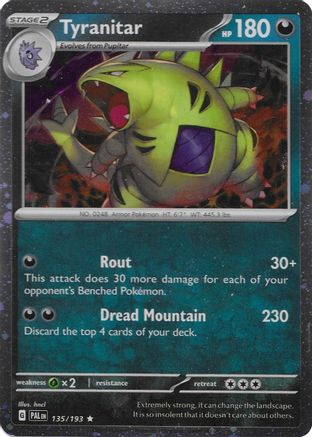 Tyranitar 135/193 - Holofoil Miscellaneous Cards & Products - Promo
