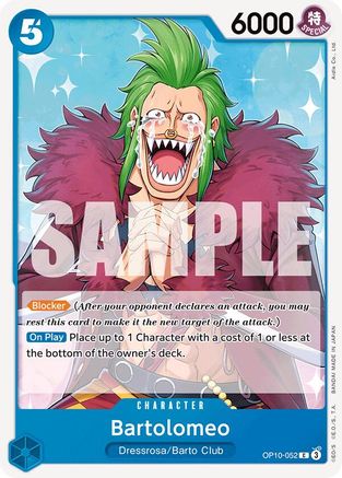 Bartolomeo (OP10-052) - Royal Blood