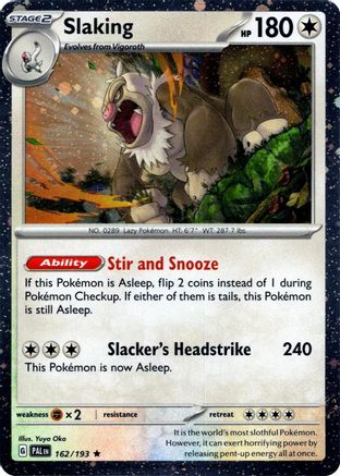 Slaking (Cosmos Holo) 162 - Holofoil Miscellaneous Cards & Products - Rare