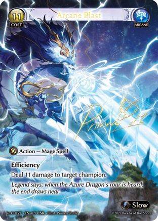Arcane Blast (CSR) (027) - Guo Jia Re Collection Heavens Favored Foil