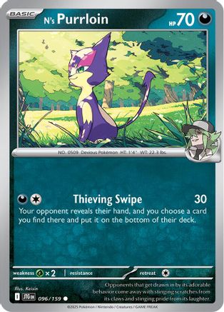 N's Purrloin 096 SV09 Journey Together - Common