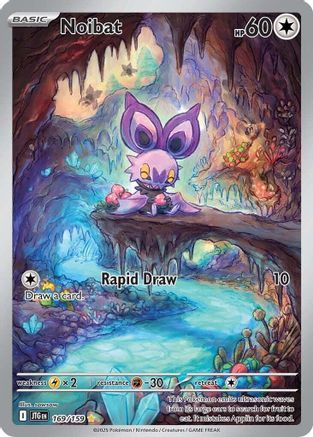 Noibat 169/159 - Holofoil SV09 Journey Together - Illustration Rare