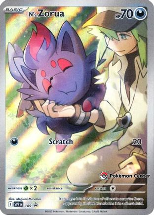 N's Zorua 189 - Holofoil SV Scarlet & Violet Promo Cards - Promo
