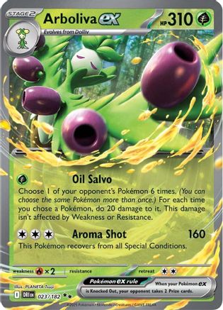 Arboliva ex 023 - Holofoil SV10 Destined Rivals - Double Rare