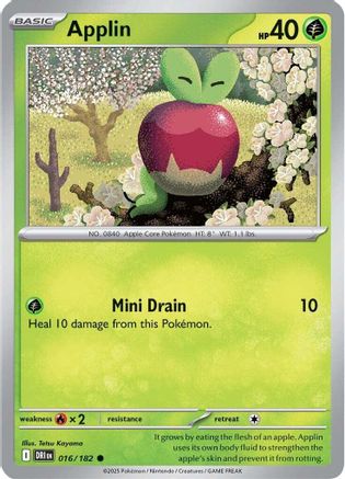 Applin 016 SV10 Destined Rivals - Common