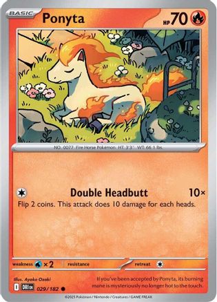 Ponyta 029 SV10 Destined Rivals - Common