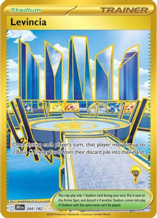 Levincia 244 - Holofoil SV10 Destined Rivals - Hyper Rare