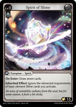 Spirit of Slime (001) - Silvie Slime Sovreign Re Collection Lite