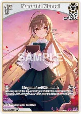 Nanashi Mumei (S) (hBP01-018) (hBP01-018) - Blooming Radiance Foil
