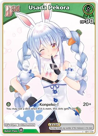 Usada Pekora (C) (hBP01-038) (hBP01-038) - Blooming Radiance