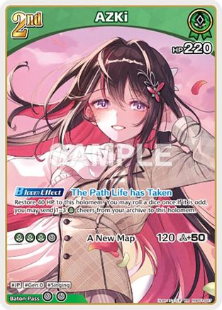 AZKi (RR) (hBP01-047) - Blooming Radiance Foil
