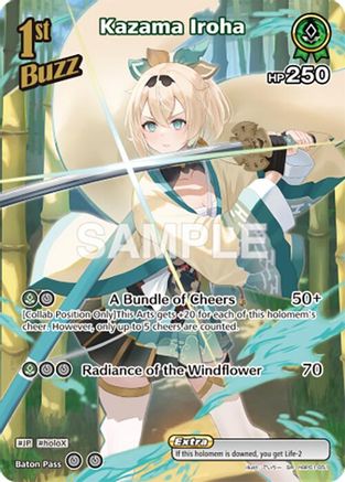 Kazama Iroha (SR) (hBP01-051) - Blooming Radiance Foil