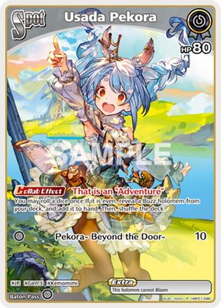 Usada Pekora (R) (hBP01-096) - Blooming Radiance Foil