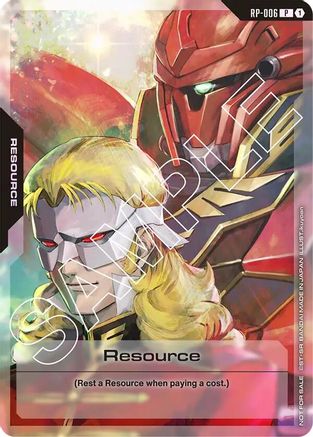 Resource (RP-006) (Mobile Suit Gundam Unicorn) (RP-006) - Promotional Resource Tokens Holofoil
