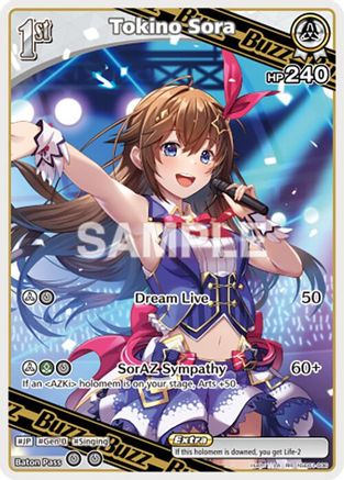 Tokino Sora (RR) (hSD01-006) - SD01 Start Deck Tokino Sora and Azki Foil